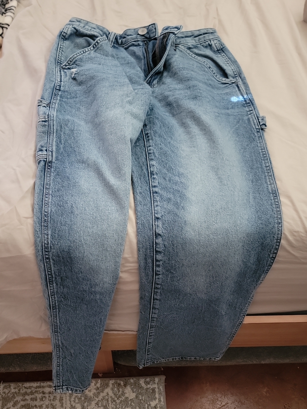 Light Blue High Rise Carpenter Jean